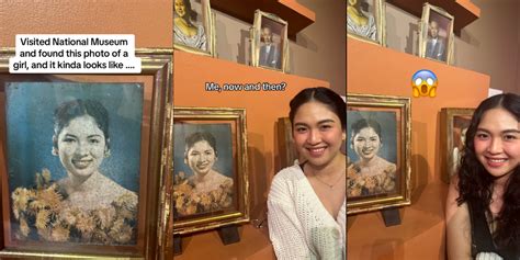 Ambeth Ocampo takes notice of museum visitor who bears an .